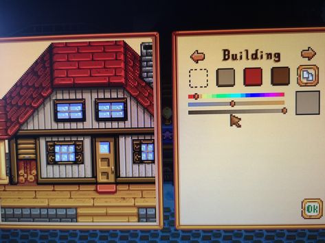 Stardew Valley Painting, Valley Painting, Building Color, Painting Buildings, Controversial Topics, Landscape Artist, Stardew Valley, Outdoor Oasis, Colour Scheme