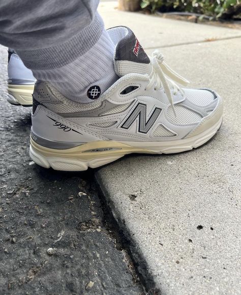 New Balance 990v3 Outfit Men, 990v3 Outfit, New Balance 990v3 Teddy Santis, Nb Sneakers, New Balance 990v3, Teddy Santis, New Balance 990, Leon Dore, Streetwear Shoes