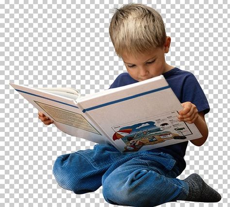 Kid Reading A Book, Child Reading A Book, Reading Books Illustration, Child Png, Reading People, Kids Collage, Reading Buddies, Books Png, Book Png