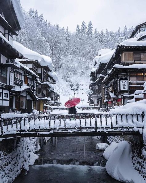 Ginzan Onsen, Tokyo Winter, Onsen Ryokan, Winter In Japan, Japanese Town, Japan Winter, Japan Photography, Go To Japan, Yamagata