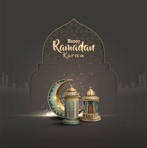 Vector islamic greetings ramadan kareem ... | Premium Vector #Freepik #vector Islamic Greetings, Ramadan 2024, Moon Color, Islamic Wallpaper, Iconic Photos, Ramadan Kareem, Vector Photo, Premium Vector, Ramadan