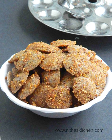 Nitha Kitchen: Mini Ragi Podi Idli n Ragi Brown Rice Idli Dosa batter Kids School Snack Ideas, Ragi Cookies, Ragi Mudde, Cake For Kids Birthday, Podi Idli, Millet Cookies, Almond Sponge Cake, Dosa Batter Recipe, Almond Flour Cake