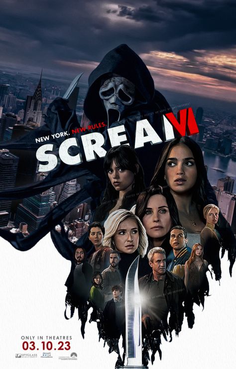 Scream Vi, Terror Movies, Scream Cast, Scream Franchise, Neve Campbell, Ghostface Scream, Halloween Iii, Scary Movie Characters, Scream 6