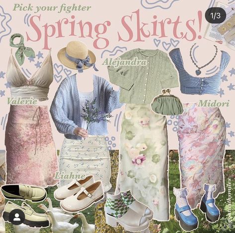 Pet Bunnies, Cottagecore Outfits, Earthy Outfits, Cottagecore Fashion, Spring Skirts, Mood Board Fashion, Feminine Outfit, Really Cute Outfits, Girly Outfits