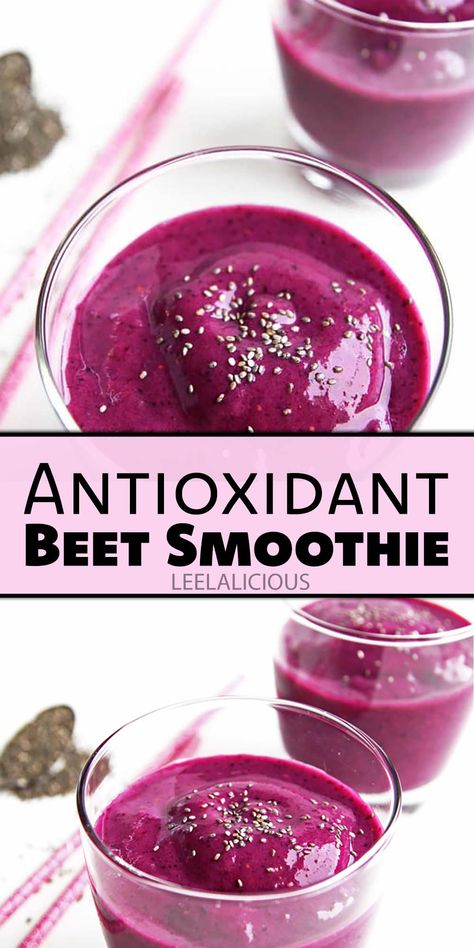 Beet Smoothie Recipe: vegan + paleo {Antioxidant} Beet Smoothies Healthy, Beet Spinach Smoothie, Beet Juice Smoothie Recipes, Heart Health Smoothies, Red Beet Smoothie, Berry Beet Smoothie, Beet Smoothie Bowl, Beet Ginger Smoothie, Beet Juice Smoothie