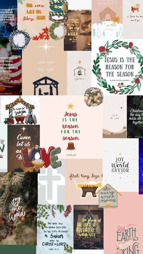 Jesus is the reason for the season✝️✨❤️💚🎄 #inspo #christmas #jesus #happybdayjesus #happybirthdayjesus #jesusisthereasonfortheseason Home Screen Inspo Aesthetic, Christmas Home Screen, Home Screen Inspo, Kitchen Christmas Gifts, Jesus Christmas, Happy Birthday Jesus, Christmas Jesus, Christmas Inspo, Inspirational Bible Quotes