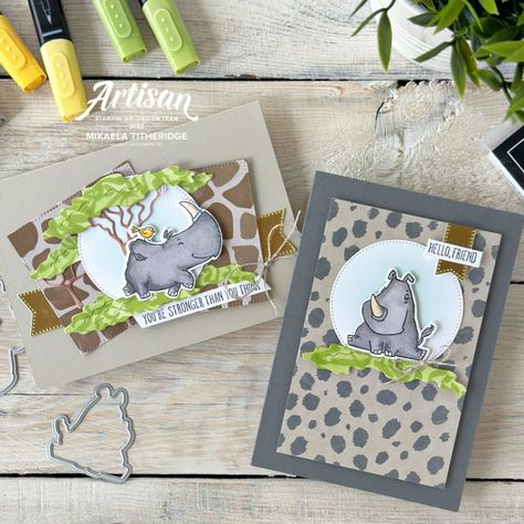 Rhino Ready, Altered Cards, Party Blowers, Team Inspiration, Zoo Babies, One Sheet Wonder, Enjoy The Journey, Craft Classes, Card Making Inspiration