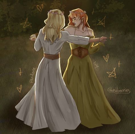 Pandora And Lily Fanart, Pandalily Fanart Marauders, Pandalily Fan Art, Pandora And Lily, Nobleflower Fan Art, Marauders Era Fanart, Pandora Fanart, Atyd Fanart, Marauders Ships