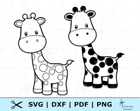 Animals Outline, Outline Stencil, Giraffe Clipart, Giraffe Svg, Giraffe Colors, Bear Coloring Pages, Bear Clipart, Image Svg, Cute Giraffe