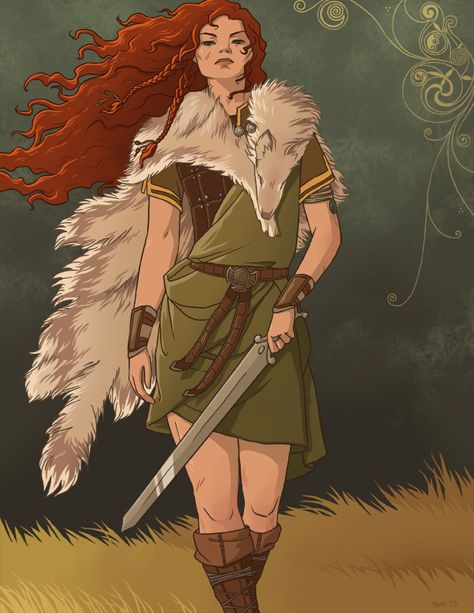 Scottish Warrior, Irish Mythology, Celtic Warriors, Celtic Woman, Celtic Mythology, Warrior Queen, Beltane, Warrior Princess, Fantasy Warrior