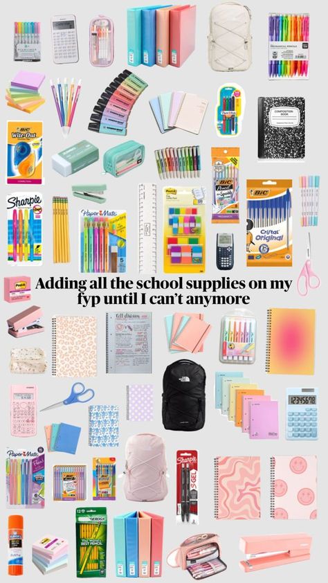 Check out gems11969's Shuffles #outfitinspo #beauty #vibes #school #backtoschool High School Essentials, Middle School Supplies, Middle School Essentials, School Emergency Kit, School Backpack Essentials, Middle School Survival, Preppy School Supplies, School Supplies Highschool, Pretty School Supplies