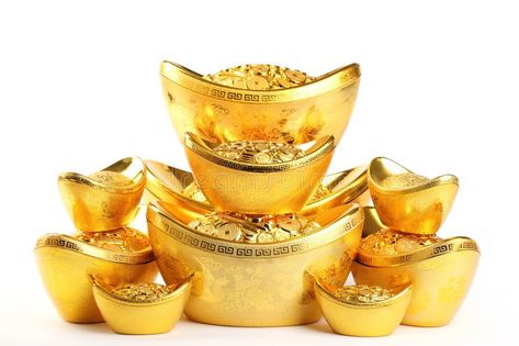 Chinese new year decoration. Chinese new year ornament--Stack of gold ingots on , #AD, #decoration, #ornament, #Chinese, #year, #Stack #ad Accomplishing Goals, Logam Mulia, Gold Prospecting, New Year's Cake, Feng Shui Decor, Online Casino Slots, Chinese New Year Decorations, Gold Stock, Money Pictures