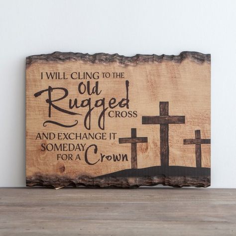 The Old Rugged Cross, Cross Wall Art, Rugged Cross, Woodburning Projects, Old Rugged Cross, Wooden Crosses, Cross Crafts, Diy Wooden Projects, Wood Burning Crafts