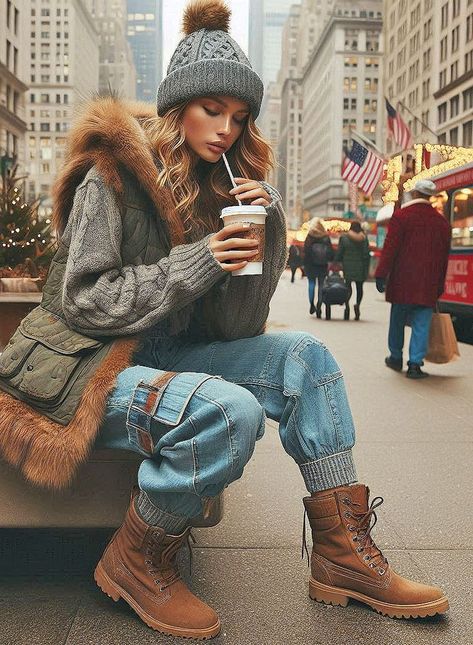 From chic layers to holiday-ready accessories, this winter packing guide for NYC has you covered. Find everything you need to enjoy New York in December and stay warm and stylish! Warm Christmas Outfit, Warm Christmas Outfits, Nyc Christmas Outfit, Nyc In Winter, New York In December, Winter In Nyc, What To Wear Winter, Winter Nyc, Christmas In New York