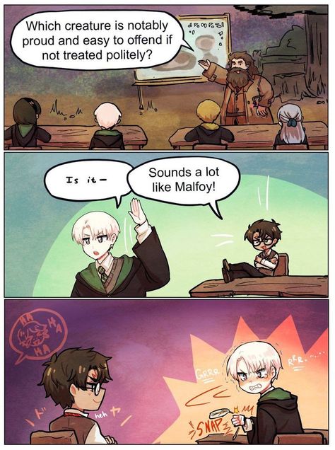 Fem Harry Potter, Goofy Pics, True Connection, Relatable Comics, Drarry Fanart, Funny Harry Potter Jokes, Harry Draco, Harry Potter Illustrations, Cute Harry Potter