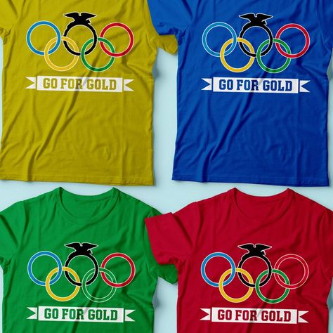 Special Olympics Shirts Ideas, Olympic Shirts Ideas, Special Olympics Shirts, Family Reunion Olympics, Olympic Shirts, Family Reunion Ideas Organizing, Olympics Graphics, Olympic Theme Party, Kids Olympics