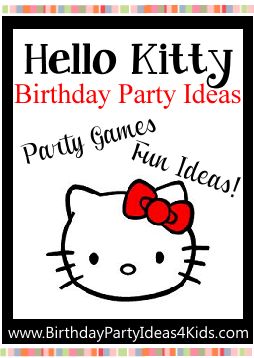 Hello Kitty Party | Birthday Party Ideas for Kids Pin The Bow On Hello Kitty, Hello Kitty Party Games Activities, Hello Kitty Birthday Party Activities, Sanrio Party Games, Hello Kitty Birthday Games, Hello Kitty Party Games, Hello Kitty Activities, Hello Kitty And Friends Birthday Party, Diy Hello Kitty Birthday Party Ideas