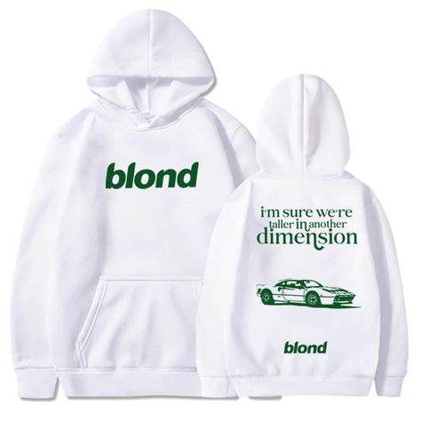 Frank Ocean Blond Album Hoodie Frank Ocean White Ferrari Music Women Men Harajuku Long Sleeve Frank Ocean White, Frank Ocean Merch, Frank Ocean Channel Orange, Frank Ocean Album, Frank Ocean Blond, Channel Orange, Mens Tops Fashion, White Ferrari, Streetwear Mode