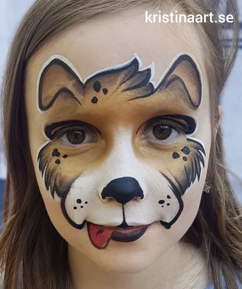 Farm Animals Face Painting, Horse Face Paint Easy, Dog Face Paint Easy, Farm Face Paint, Storm Trooper Face Paint, Face Painting Dog Easy, Horse Face Painting, Wild Animal Face Paint, Animal Face Paint