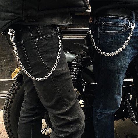 The Great Frog, Skull Wallet, Wallet Chains, Biker Wallet, Jnco Jeans, Black Clothes, Back To School Shopping, Biker Style, Wallet Chain