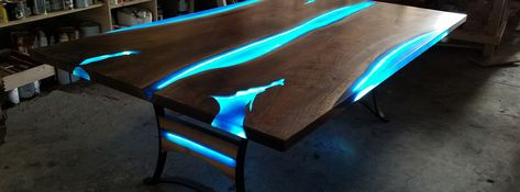 Custom River Tables For Sale | Submit Your Idea | Get A Price Dining Table For 2, River Dining Table, Table Top Wood, Resin Dining Table, Table For 2, Epoxy Coffee Table, Epoxy Tables, Epoxy Wood Table, Table Resin