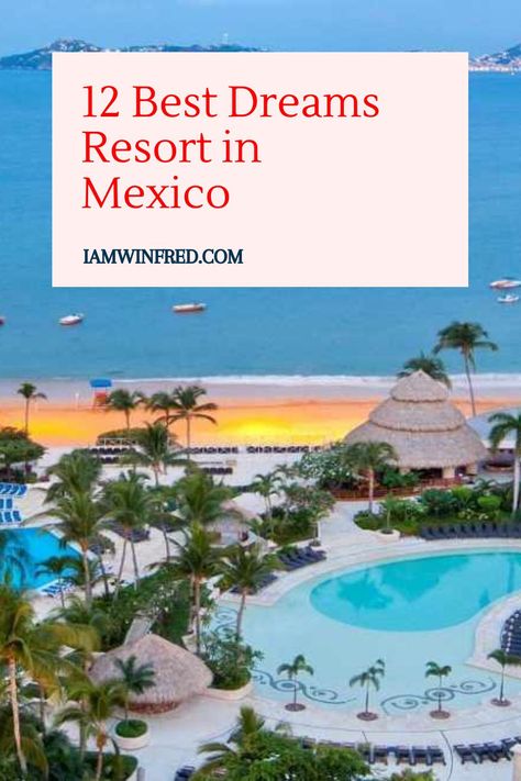 Are you looking for a dream vacation in Mexico? Look no further! In this article, we explore the 12 best Dreams resorts in Mexico, where you can indulge in luxury, relaxation, and unforgettable experiences. #mexico #exploremexico #dreamsresorts Dreams Jade Resort Cancun, Dreams Vista Cancun, Cancun Mexico Resorts, Luxury Relaxation, Dreams Tulum Resort, Resorts In Mexico, Luxury Palace, Mexico Honeymoon, Desert Resort