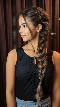 Enchanting Hairstyles, Trendy Bun, Curl Hairstyles, Party Hairstyle, Twist Hairstyle, Side Braids, Hair Front, Open Hair, Dutch Braid Hairstyles