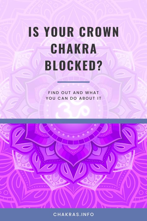 Is your crown chakra blocked? How can you tell? Click through to find out if your crown chakra is blocked and what you can do about it. #chakras #crownchakra #crownchakrahealing The Crown Chakra, Star Chakra, Meaning Of Your Name, Chakra Healing Stones, Feeling Disconnected, Reiki Practitioner, Chakra System, Healing Touch, Neurological Disorders