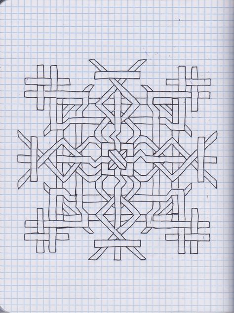 Blackwork Embroidery Patterns, Blackwork Cross Stitch, Graph Paper Designs, Paper Art Design, Graph Paper Drawings, Blackwork Patterns, Easy Pixel Art, Geometric Pattern Art, Geometric Design Art