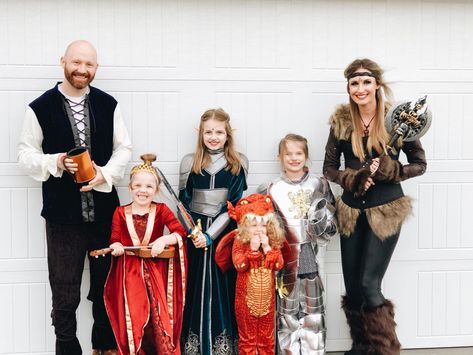 Medieval Family Costume, Dnd Family, Dragon Wyrmling, Barbarian Dnd, Family Themed Halloween Costumes, Honor Among Thieves, Costumes 2024, Family Halloween Costume, Themed Halloween Costumes