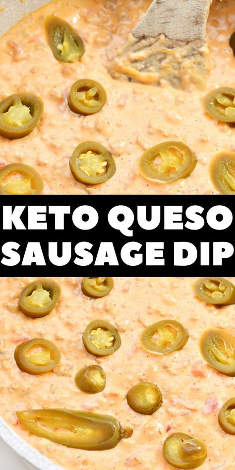 Queso Sausage Dip, Queso Dip With Sausage, Keto Queso Dip, Dip With Sausage, Sausage Queso Dip, Keto Queso, Sausage Queso, Keto Sausage Recipe, Stylish Cravings