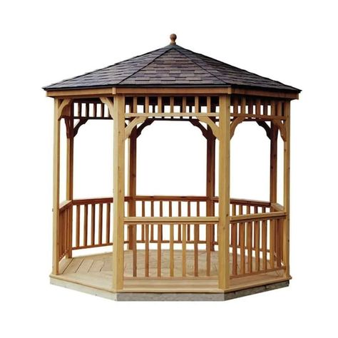 8 Best Outdoor Gazebos for Year-Round Use | The Family Handyman Wooden Gazebo Kits, Round Gazebo, Permanent Gazebo, Gazebo Roof, Screened Gazebo, Gazebo Accessories, Gazebo Plans, Wooden Gazebo, Hardtop Gazebo