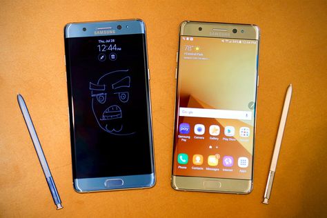 Samsung's New Galaxy Note 7 Features Iris Scanner and Ditches Micro-USB for USB Type-C Australian Airlines, Beautiful Galaxy, Refurbished Phones, Galaxy Note 7, Old Phone, Cellular Phone, New Samsung, Note 7, It Goes On