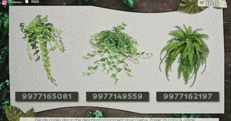 Bloxburg Decals Codes Butterfly, Bloxburg Plant Codes Transparent, Hanging Plant Bloxburg Decal, Realistic Plant Codes Bloxburg, Bloxburg Transparent Decals Plants, Transparent Plant Decal Codes Bloxburg, Bloxburg Plant Decals Codes Bush, Bloxburg Palm Tree Decal, Palm Tree Decals Bloxburg