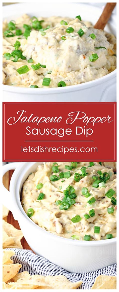 Jalapeno Popper Sausage, Jalapeno Poppers With Sausage, Sausage Dip Recipe, Top Appetizers, Slow Cooker Dips, Sausage Crockpot, Sausage Dip, Jalapeno Popper Dip, Popper Dip