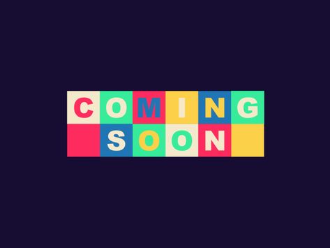 Coming Soon by Candy Shop Studio #Design Popular #Dribbble #shots Coming Soon Animation Design, Coming Soon Motion Graphic, Liquid Transition, Coming Soon Design, Story Animation, Welcome Images, Button Creations, Illustrator Design Tutorial, Email Newsletter Template