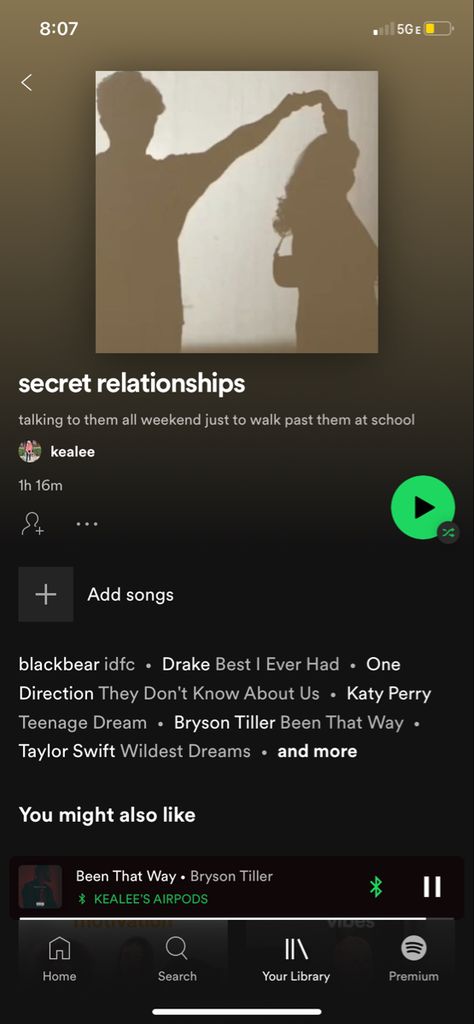 Spotify Playlist For Boyfriend, Couple Spotify Playlist Name, Long Distance Relationship Playlist Spotify, Couple Playlist Names, Romance Spotify Playlist Names, Spotify Breakup Playlist Names, Relationship Songs Playlists, Situationship Playlist, Secret Dating