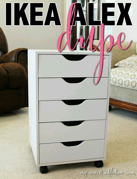 Like Rangement Makeup, Penyimpanan Makeup, Alex Oloughlin, Ikea Alex Drawers, Alex Drawer, Ikea Alex, Diy Vanity, Vanity Room, Glam Room