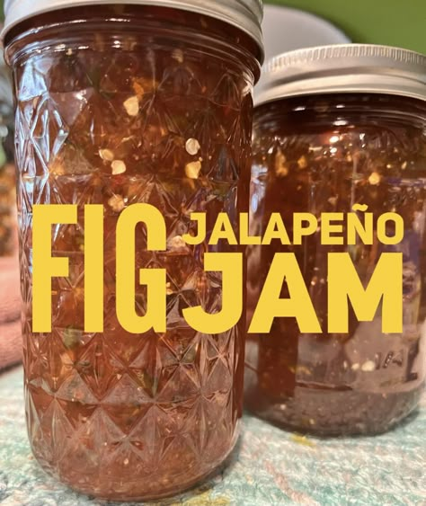 Fig Jelly, Fig Bush, Fig Preserves Recipe, Water Bath Canning Recipes, Fig Preserves, Pepper Jam, Pepper Jelly Recipes, Fig Jam Recipe, Jalapeno Jam