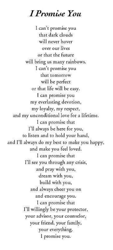 Promise Letter, Quotes Distance Friendship, Wedding Vows That Make You Cry, Quotes Distance, Wedding Vows To Husband, Wedding Readings, Wedding Poems, Soulmate Love Quotes, Wedding Vows Renewal