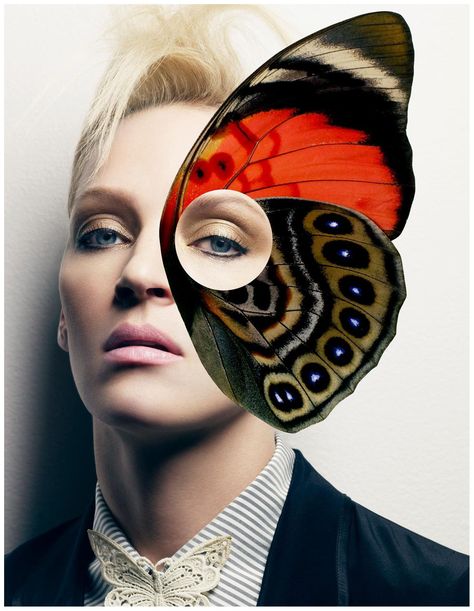 Uma Thurman by Craig McDean 2008 Craig Mcdean, Butterfly Fashion, Uma Thurman, Farrah Fawcett, Linda Evangelista, Michelle Williams, Halle Berry, Naomi Campbell, A Magazine