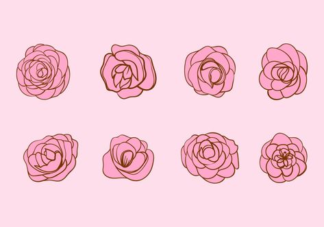 Hand Drawn Camellia Flower Vector. Choose from thousands of free vectors, clip art designs, icons, and illustrations created by artists worldwide! Camelia Flower Tattoo, Camellia Flower Tattoo, Camellia Painting, Girl Face Drawing, Vector Art Design, Flower Vector, Free Hand Drawing, Rose Drawing, Camellia Flower