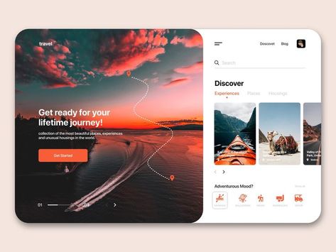 Webpage Design Layout, Website Ui Ux Design, Ux Design Trends, Website Design Inspiration Layout, 포트폴리오 레이아웃, Travel Poster Design, Ui Design Website, Photo Website, Webpage Design