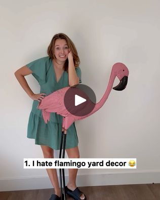 238K views · 11K reactions | I got this flamingo out the trash... but I don't like flamingo yard decor. 🦩🤨 So I turned it into THIS!! 🤩 | I got this flamingo out the trash... but I don't like flamingo yard decor. 🦩🤨 So I turned it into THIS!! 🤩 | By Maggie McGaughFacebook Flamingo Yard Decor, Flamingo Yard Art, Flamingo Projects, Flamingo Craft, 401k, Flamingo Art, Crafty Ideas, Yard Decor, Yard Art