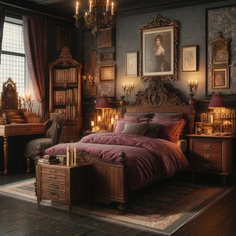 Blog – loluty oddities British Cottage Interior, Maximalist Rooms, British Cottage, Dark Wood Furniture, Academia Decor, Cottage Floor Plans, Dark Academia Decor, Chic Bedroom Decor, Classical Elements