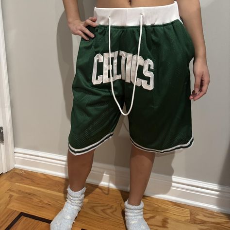 Green and white Boston Celtics shorts #NBA #Basketball Boston Celtics Shorts, Boston Celtics, Mens Bottom, Mens Shorts, Nba, Boston, Basketball, Mens Accessories, Outfit Accessories