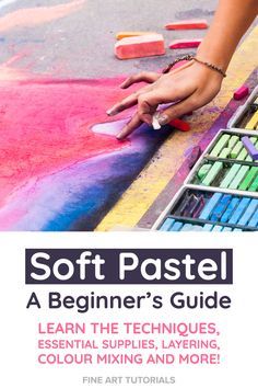 A complete beginner's guide to drawing and painting with soft pastel. Learn all about the techniques, supplies and learn how to create your own soft pastel painting, from the first layer to the last. #softpastel #softpastelart #softpastelbeginners #softpasteltutorial #softpasteltips #softpastelpainting #howtopaintwithsoftpastel #pastelartist #pastelpainting #pasteltutorial How To Use Soft Pastels For Beginners, Abstract Soft Pastel Art, How To Use Soft Pastels, Soft Pastel Art Tutorials, Soft Oil Pastel Art, Pastel For Beginners, Soft Pastel Abstract, How To Use Pastels, Soft Pastel Painting