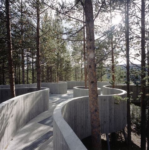 Sohlbergplassen Viewpoint  / Carl-Viggo Hølmebakk Landscape Architecture Design, Urban Spaces, Urban Planning, Architecture Project, Winter Landscape, Urban Landscape, Contemporary Architecture, Urban Design, Walkway