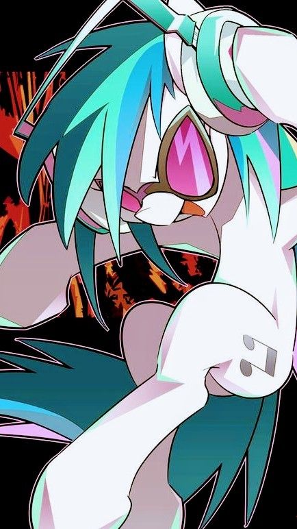 Dj Pon3 Wallpaper, Dj Pon3 Pfp, Dj Pon 3 Pfp, Dj Pon3 Fanart, Emo My Little Pony, Mlp Phone Wallpaper, Vinyl Scratch Mlp, Dj Pony, Mlp Wallpaper