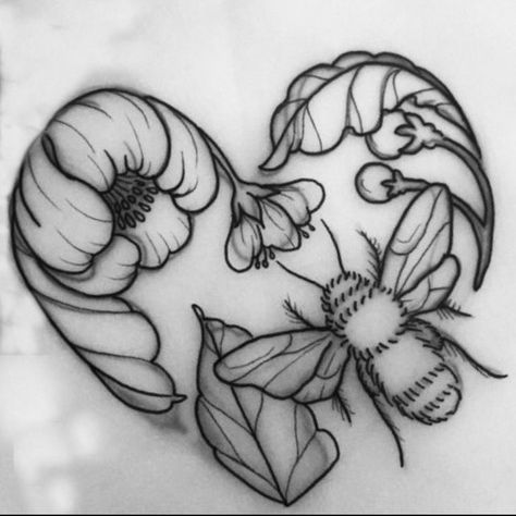 Kunst Tattoos, Bee Tattoo, Dope Tattoos, Ink Ideas, Skin Art, Piercing Tattoo, Tattoo Stencils, Love Tattoos, Tat Ideas